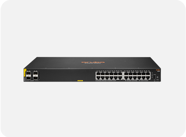 Aruba 6000 24G Class4 PoE 4SFP 370W Switch (R8N87A) in Riyadh, Dammam, and Saudi