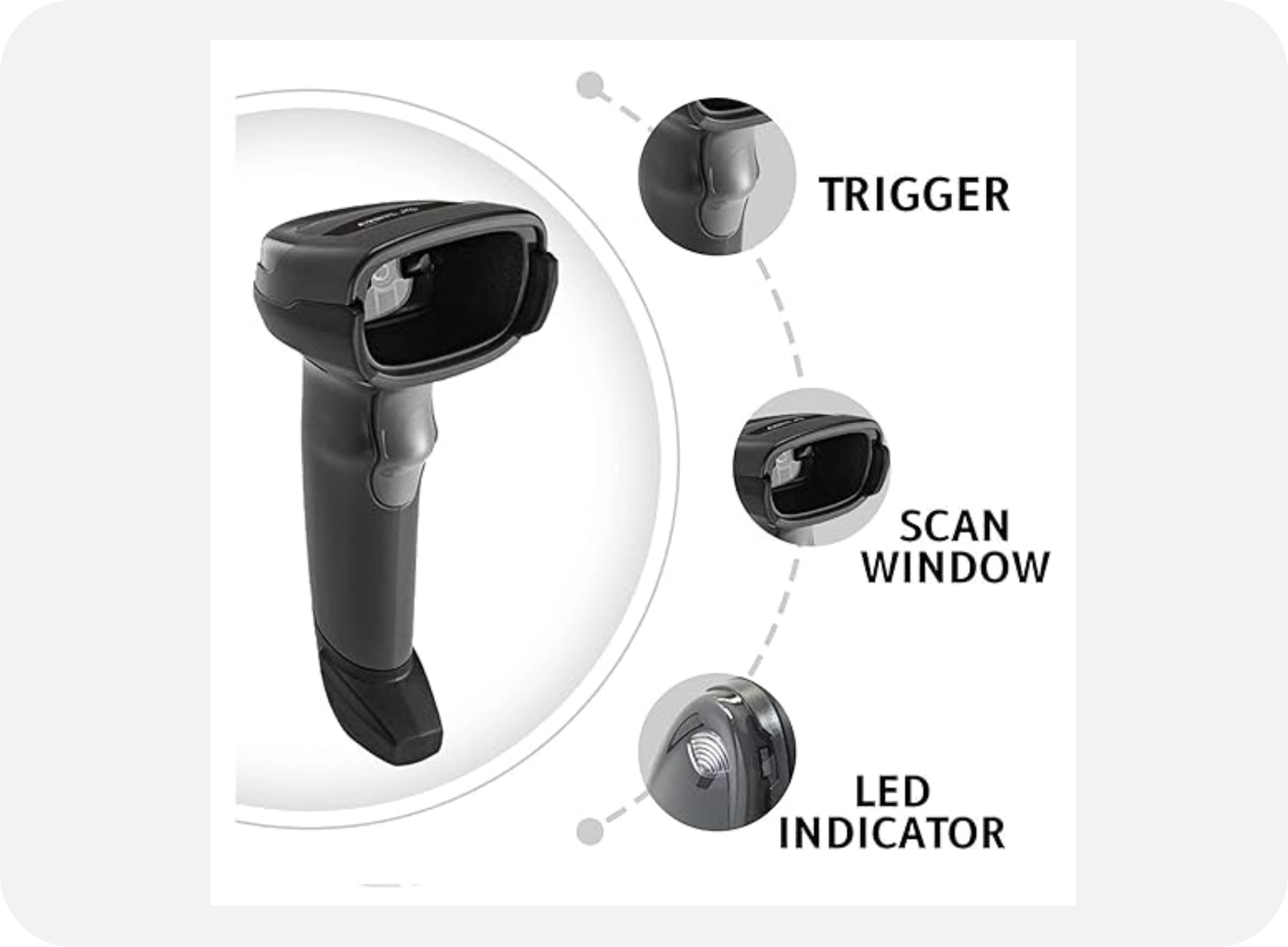 Zebra DS2208 1D 2D Barcode Scanner in Riyadh, Dammam, and Saudi