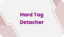 Hard Tag Detacher anti theft system