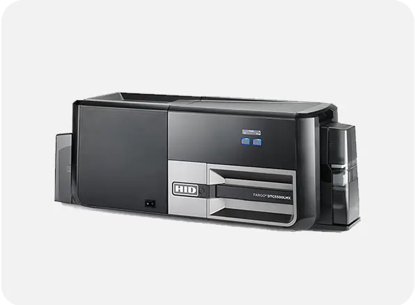 HID FARGO DTC5500LMX ID Card Printer & Laminator in Riyadh, Dammam, and Saudi